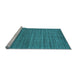 Sideview of Machine Washable Abstract Light Blue Contemporary Rug, wshcon2659lblu