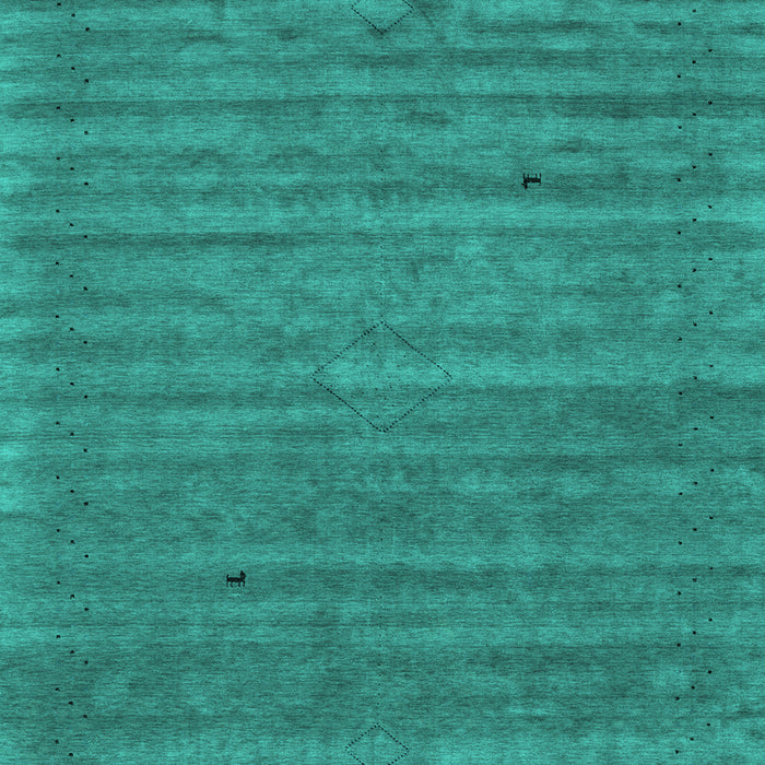 Abstract Turquoise Contemporary Rug, con2659turq