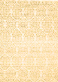 Abstract Brown Contemporary Rug, con265brn