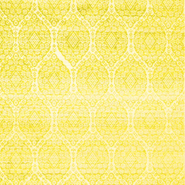 Abstract Yellow Contemporary Rug, con265yw
