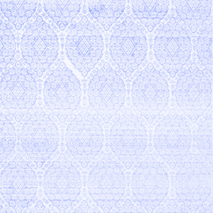 Machine Washable Abstract Blue Contemporary Rug, wshcon265blu