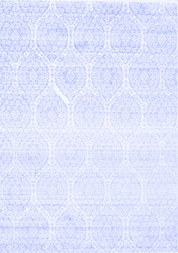 Abstract Blue Contemporary Rug, con265blu