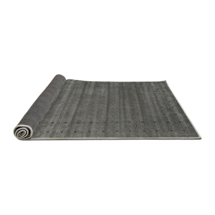 Thickness of Contemporary Gray Modern Rug, con2660