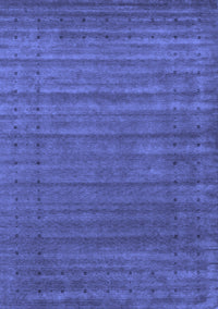 Abstract Blue Contemporary Rug, con2660blu