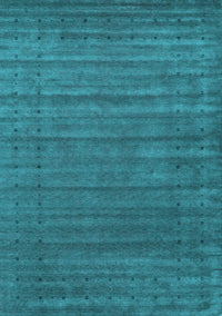 Abstract Light Blue Contemporary Rug, con2660lblu