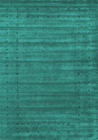 Abstract Turquoise Contemporary Rug, con2660turq