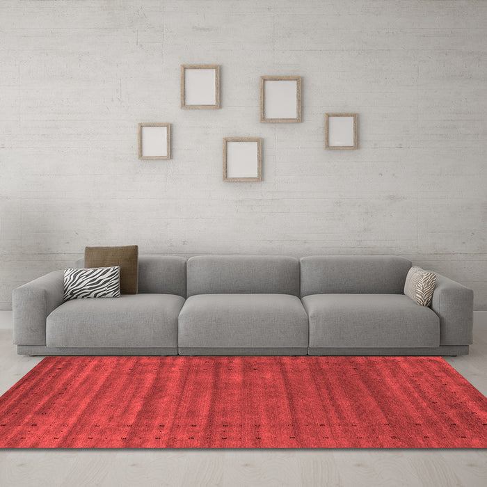 Contemporary Red Washable Rugs