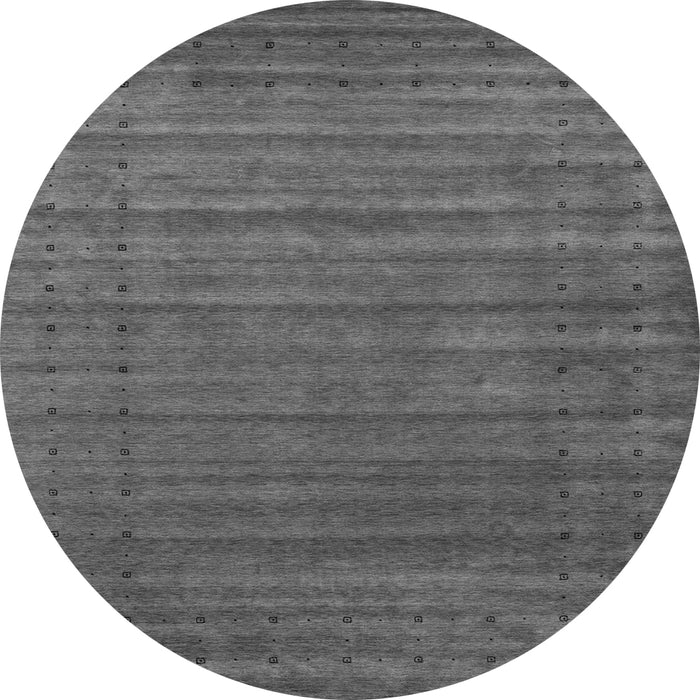Square Abstract Gray Contemporary Rug, con2660gry