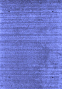 Abstract Blue Contemporary Rug, con2661blu