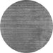 Square Abstract Gray Contemporary Rug, con2661gry