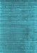 Abstract Light Blue Contemporary Rug, con2661lblu