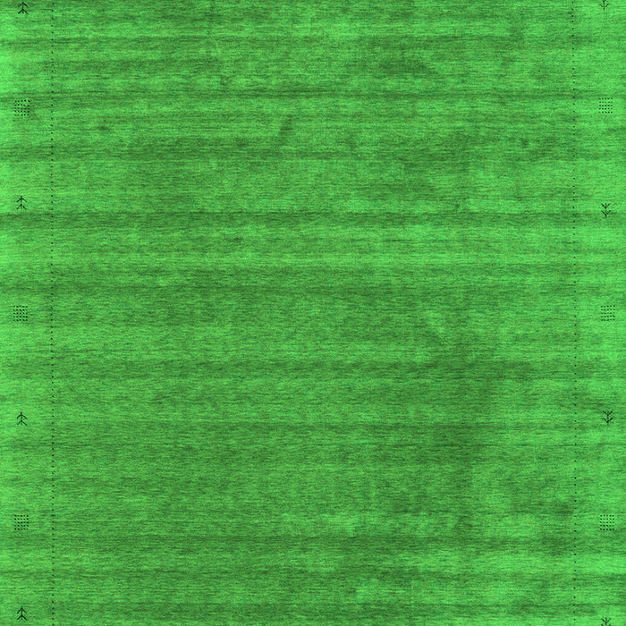 Abstract Green Contemporary Rug, con2661grn
