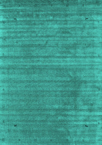 Abstract Turquoise Contemporary Rug, con2661turq