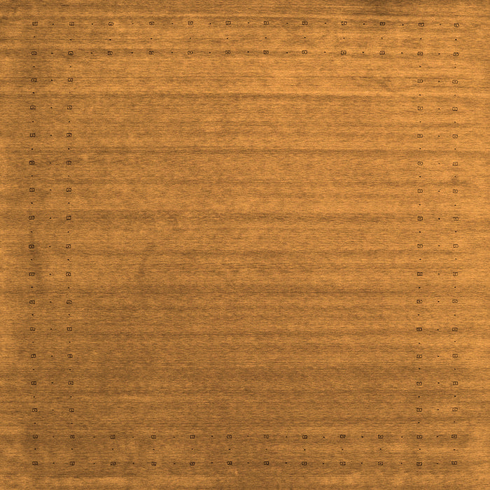 Round Machine Washable Abstract Orange Contemporary Area Rugs, wshcon2662org