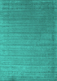 Abstract Turquoise Contemporary Rug, con2662turq