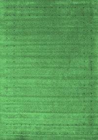 Abstract Emerald Green Contemporary Rug, con2662emgrn