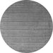 Square Abstract Gray Contemporary Rug, con2662gry