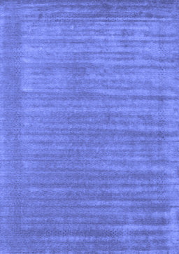 Abstract Blue Contemporary Rug, con2663blu