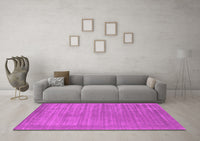 Machine Washable Abstract Pink Contemporary Rug, wshcon2663pnk