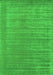 Serging Thickness of Machine Washable Abstract Green Contemporary Area Rugs, wshcon2663grn