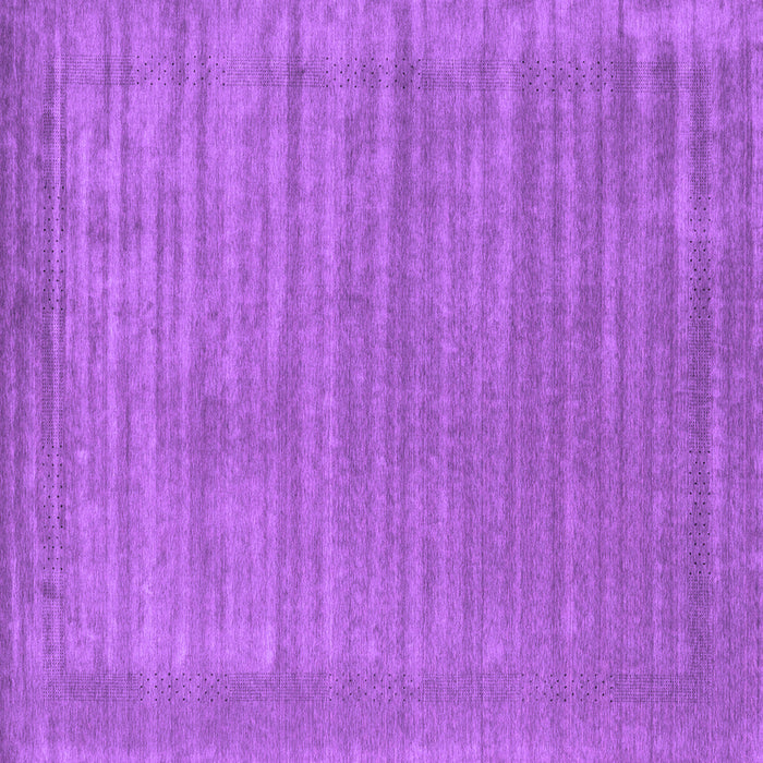 Square Machine Washable Abstract Purple Contemporary Area Rugs, wshcon2663pur