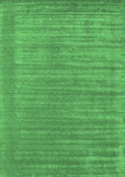 Abstract Emerald Green Contemporary Rug, con2663emgrn