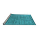 Sideview of Machine Washable Abstract Light Blue Contemporary Rug, wshcon2663lblu