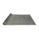 Thickness of Contemporary Silver Gray Modern Rug, con2664