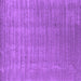 Square Abstract Purple Contemporary Rug, con2664pur