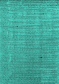 Abstract Turquoise Contemporary Rug, con2664turq