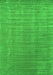 Serging Thickness of Machine Washable Abstract Green Contemporary Area Rugs, wshcon2664grn