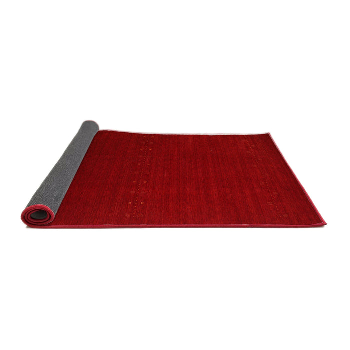 Thickness of Contemporary Neon Red Modern Rug, con2665