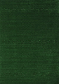 Abstract Emerald Green Contemporary Rug, con2665emgrn