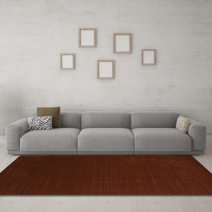 Machine Washable Abstract Light Blue Contemporary Rug in a Living Room, wshcon2665lblu