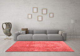 Bohemian Red Washable Rugs