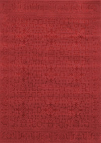 Abstract Brown Contemporary Rug, con266brn