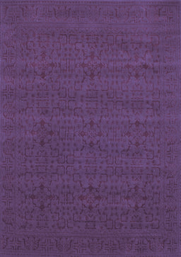 Abstract Blue Contemporary Rug, con266blu