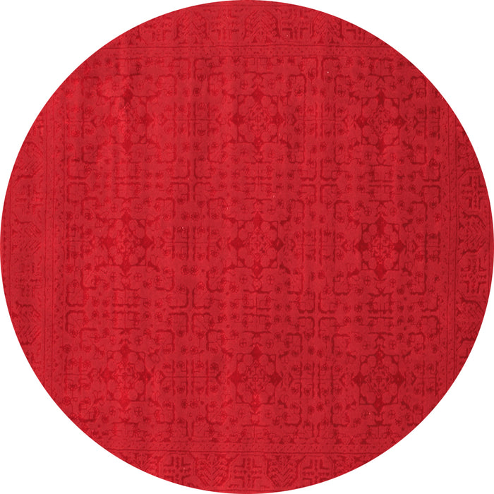 Abstract Red Contemporary Rug, con266red