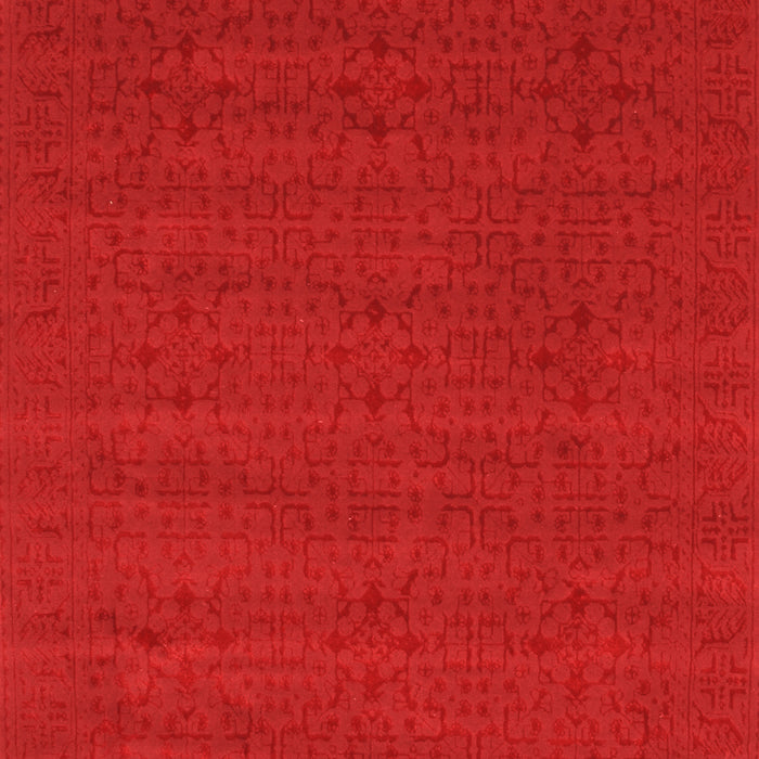 Abstract Orange Contemporary Rug, con266org