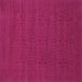 Square Machine Washable Abstract Purple Contemporary Area Rugs, wshcon266pur