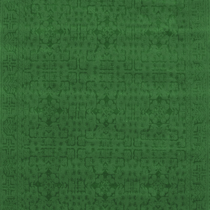 Abstract Emerald Green Contemporary Rug, con266emgrn