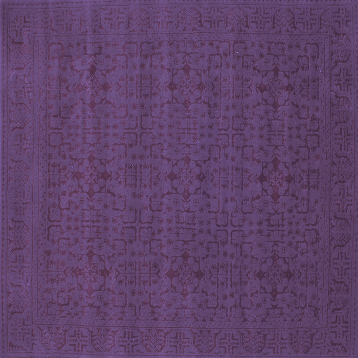 Square Machine Washable Abstract Blue Contemporary Rug, wshcon266blu