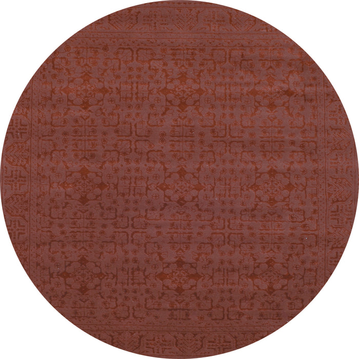 Round Machine Washable Abstract Light Blue Contemporary Rug, wshcon266lblu