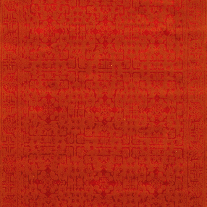 Abstract Yellow Contemporary Rug, con266yw