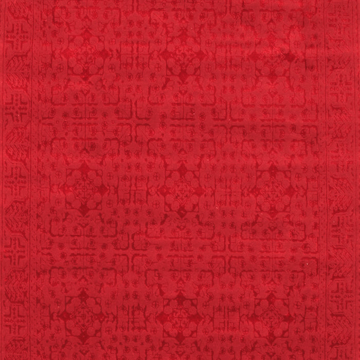 Abstract Red Contemporary Area Rugs