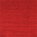 Serging Thickness of Abstract Orange Contemporary Rug, con266org