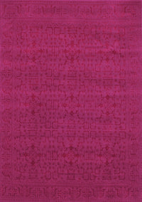 Abstract Purple Contemporary Rug, con266pur