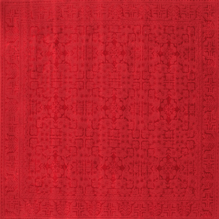 Machine Washable Abstract Red Contemporary Rug, wshcon266red