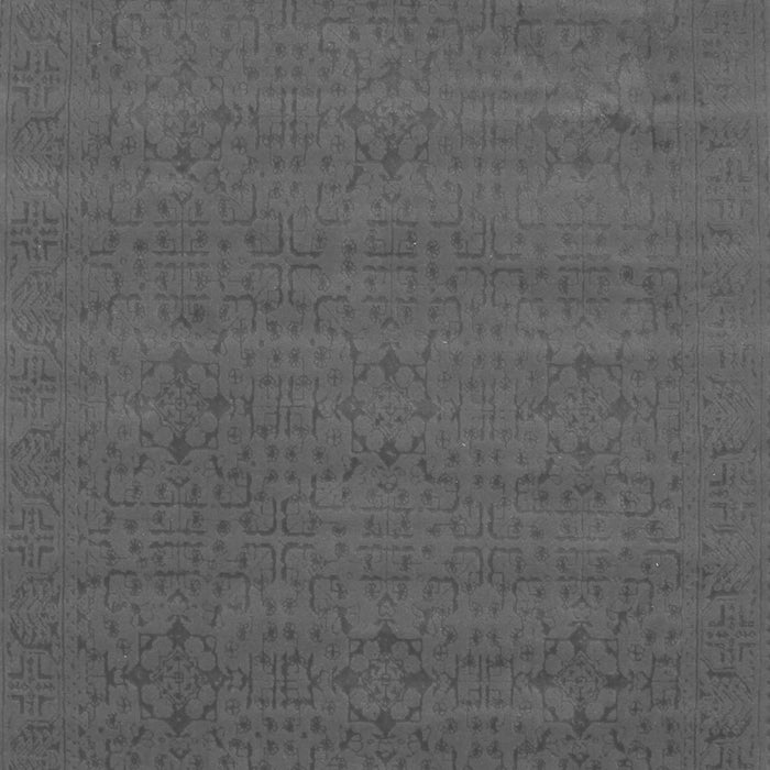 Serging Thickness of Machine Washable Abstract Gray Contemporary Rug, wshcon266gry