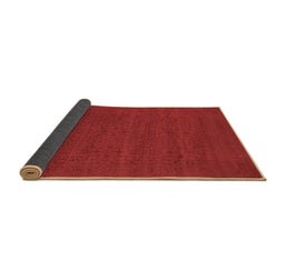 Sideview of Abstract Brown Contemporary Rug, con266brn